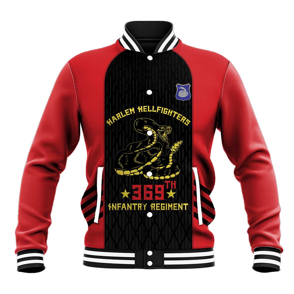 Personalized Harlem Hellfighters Baseball Jacket 369th Infantry Regiment Legacy