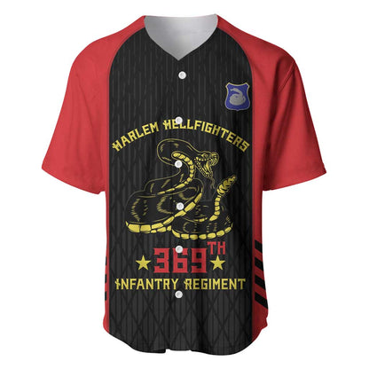 Personalized Harlem Hellfighters Baseball Jersey 369th Infantry Regiment Legacy