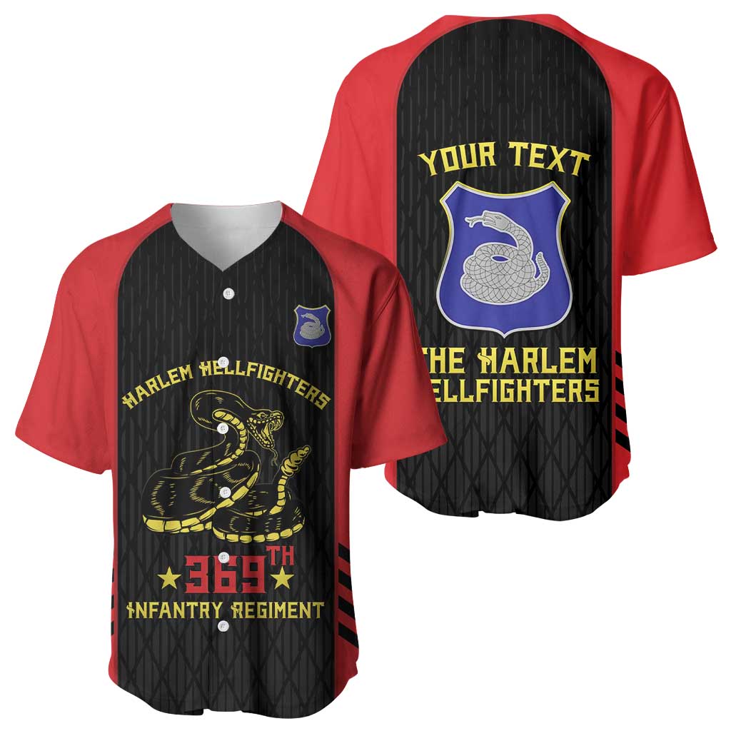 Personalized Harlem Hellfighters Baseball Jersey 369th Infantry Regiment Legacy