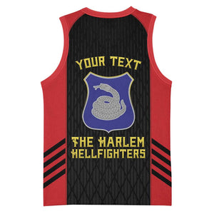 Personalized Harlem Hellfighters Basketball Jersey 369th Infantry Regiment Legacy