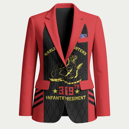 Personalized Harlem Hellfighters Blazer 369th Infantry Regiment Legacy
