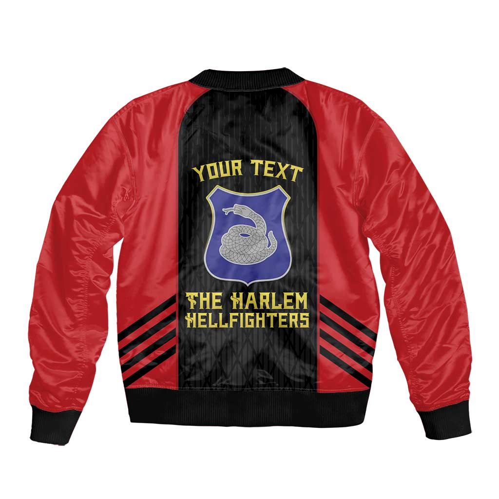 Personalized Harlem Hellfighters Bomber Jacket 369th Infantry Regiment Legacy