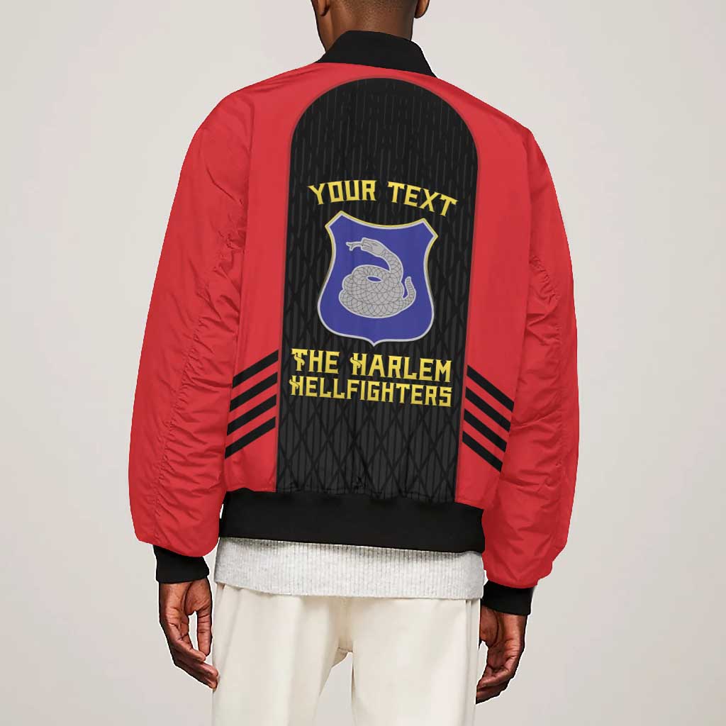Personalized Harlem Hellfighters Bomber Jacket 369th Infantry Regiment Legacy