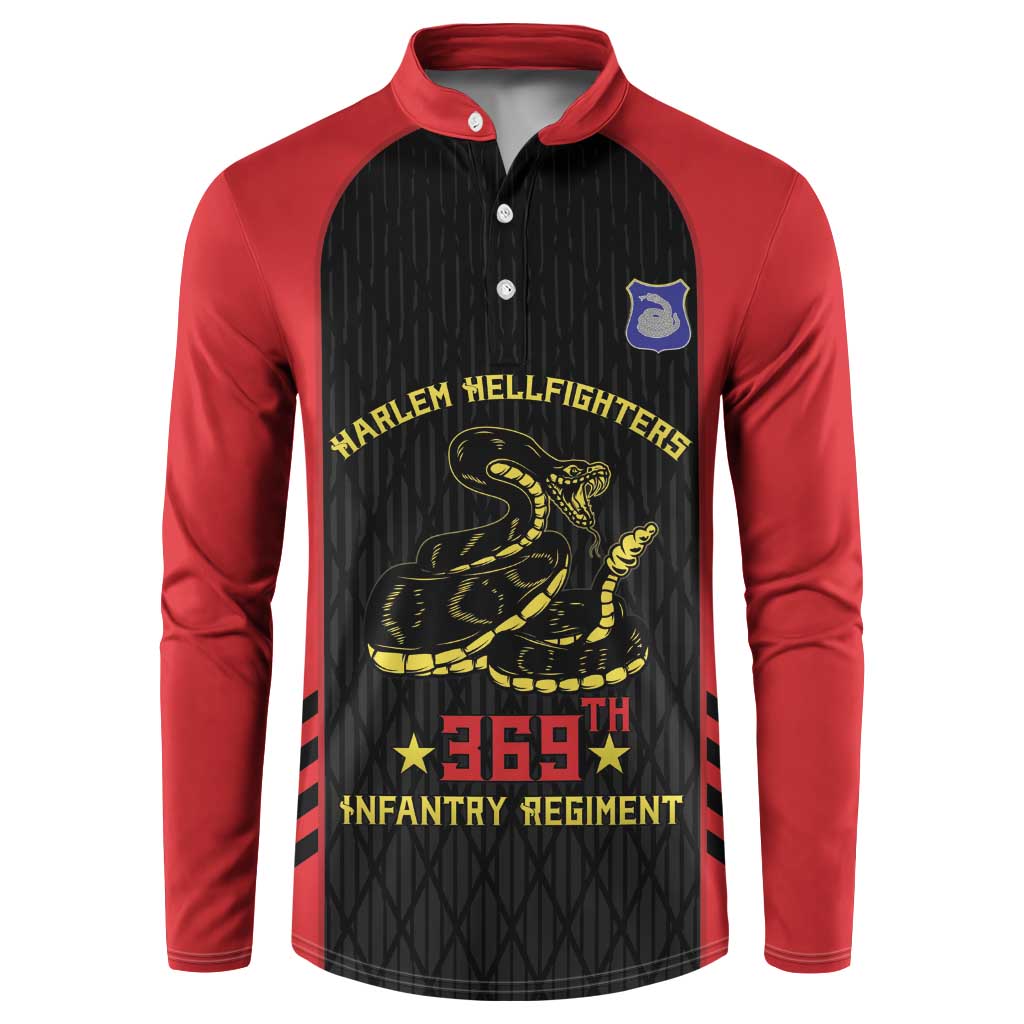 Personalized Harlem Hellfighters Button Sweatshirt 369th Infantry Regiment Legacy