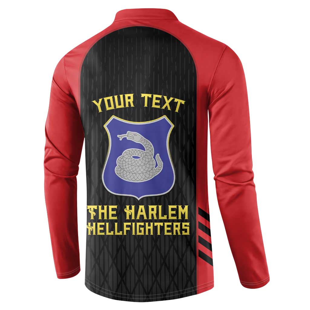 Personalized Harlem Hellfighters Button Sweatshirt 369th Infantry Regiment Legacy