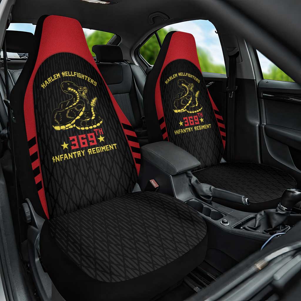 Harlem Hellfighters Car Seat Cover 369th Infantry Regiment Legacy