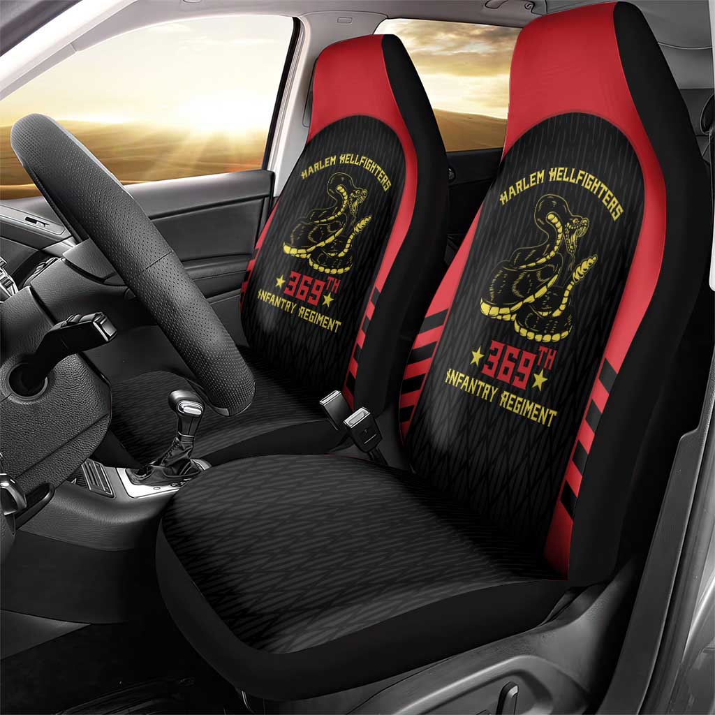 Harlem Hellfighters Car Seat Cover 369th Infantry Regiment Legacy