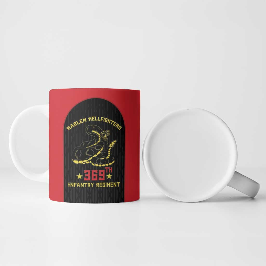 Personalized Harlem Hellfighters Ceramic Mug 369th Infantry Regiment Legacy