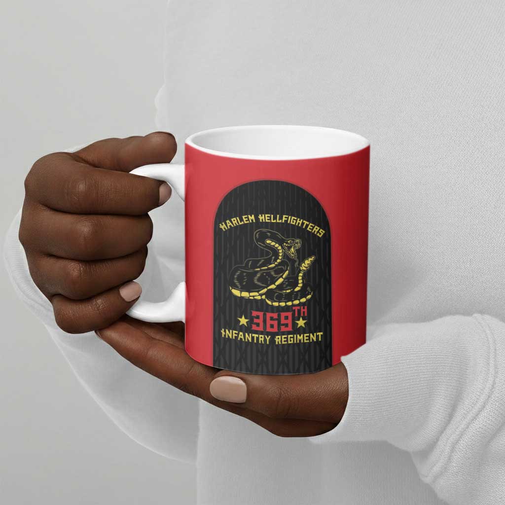 Personalized Harlem Hellfighters Ceramic Mug 369th Infantry Regiment Legacy