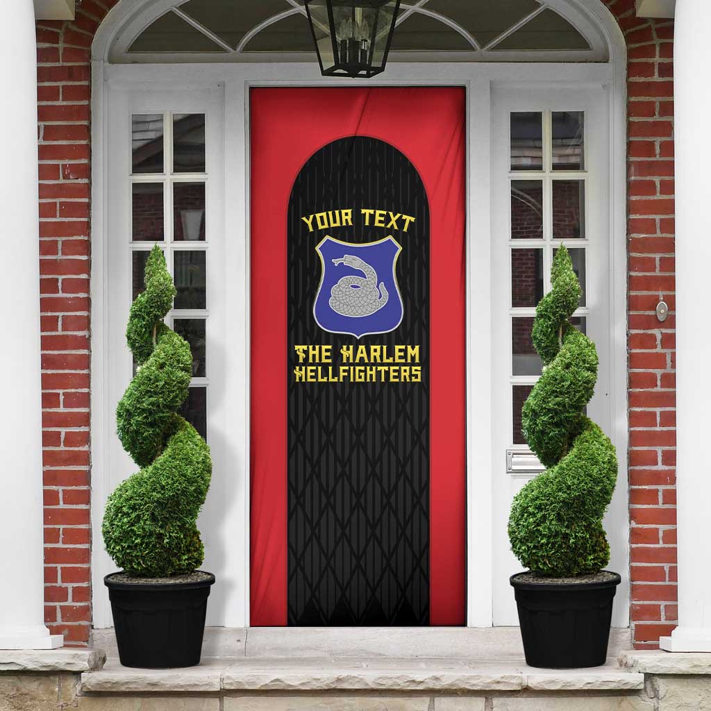 Personalized Harlem Hellfighters Door Cover 369th Infantry Regiment Legacy