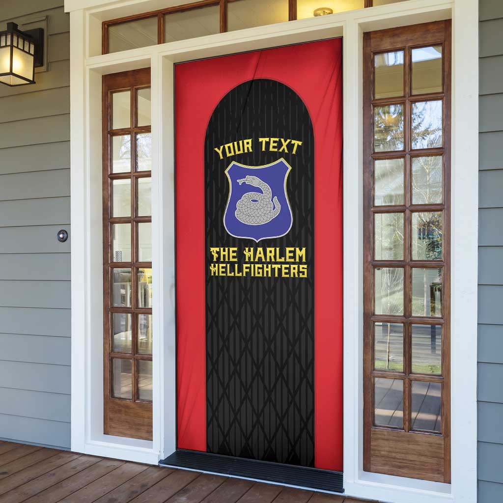 Personalized Harlem Hellfighters Door Cover 369th Infantry Regiment Legacy