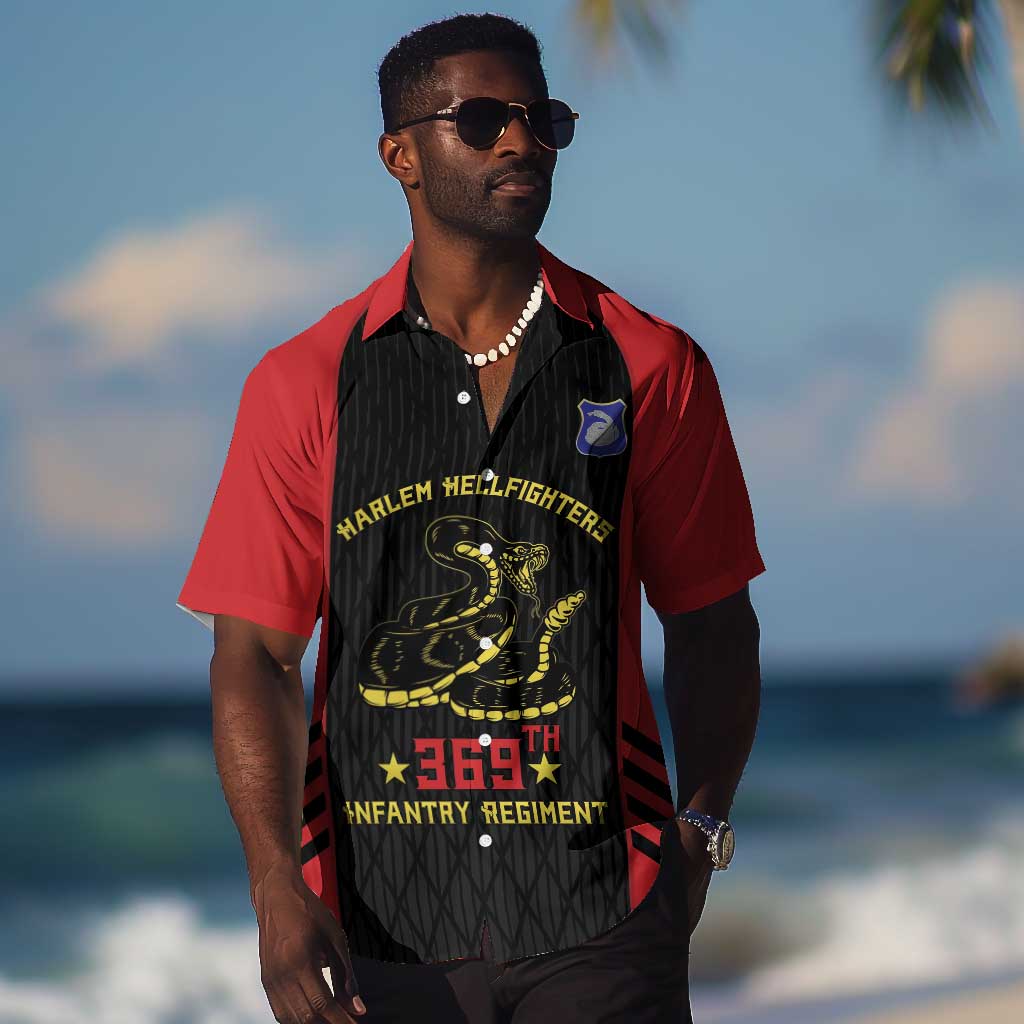Personalized Harlem Hellfighters Hawaiian Shirt 369th Infantry Regiment Legacy