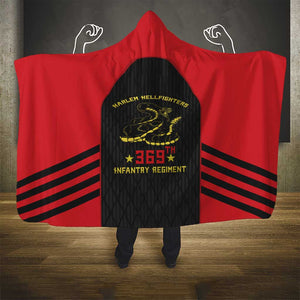Harlem Hellfighters Hooded Blanket 369th Infantry Regiment Legacy
