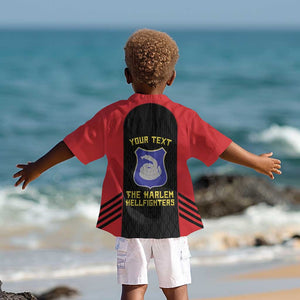 Personalized Harlem Hellfighters Kid Hawaiian Shirt 369th Infantry Regiment Legacy
