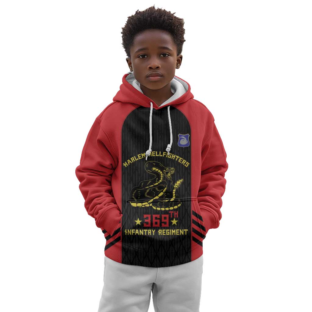 Personalized Harlem Hellfighters Kid Hoodie 369th Infantry Regiment Legacy