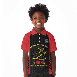 Personalized Harlem Hellfighters Kid Polo Shirt 369th Infantry Regiment Legacy