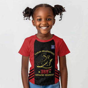 Personalized Harlem Hellfighters Kid T shirt 369th Infantry Regiment Legacy