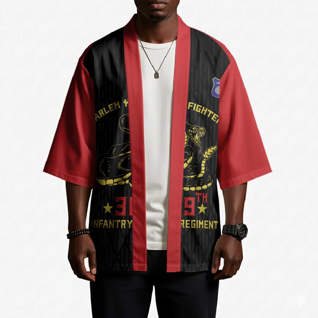 Personalized Harlem Hellfighters Kimono 369th Infantry Regiment Legacy
