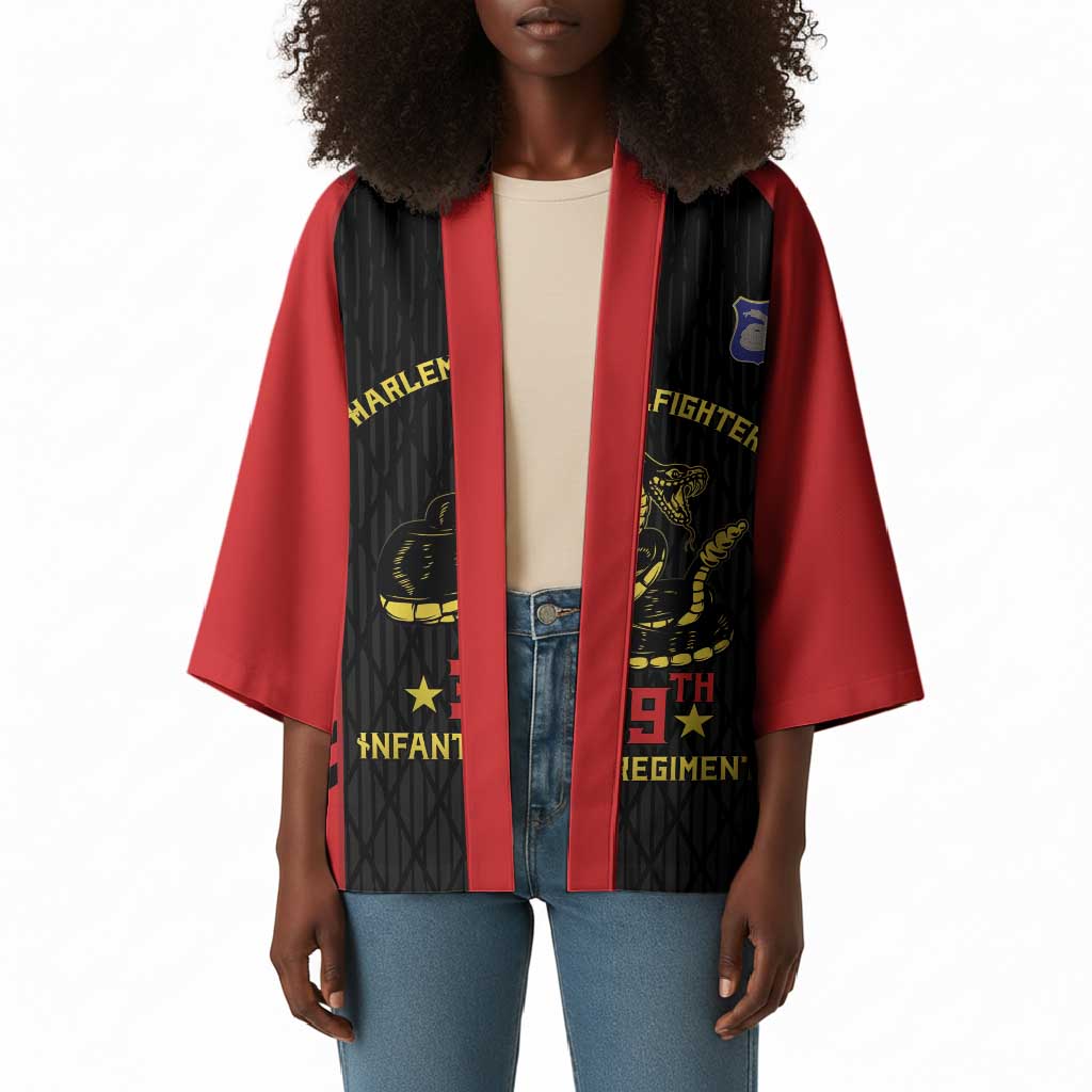 Personalized Harlem Hellfighters Kimono 369th Infantry Regiment Legacy