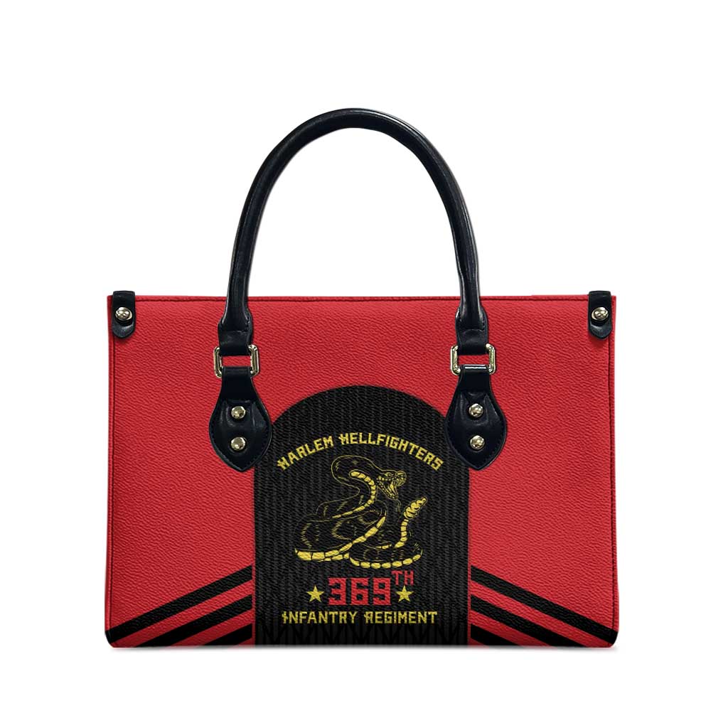 Harlem Hellfighters Leather Bag 369th Infantry Regiment Legacy