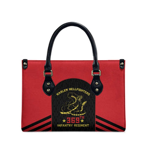 Harlem Hellfighters Leather Bag 369th Infantry Regiment Legacy