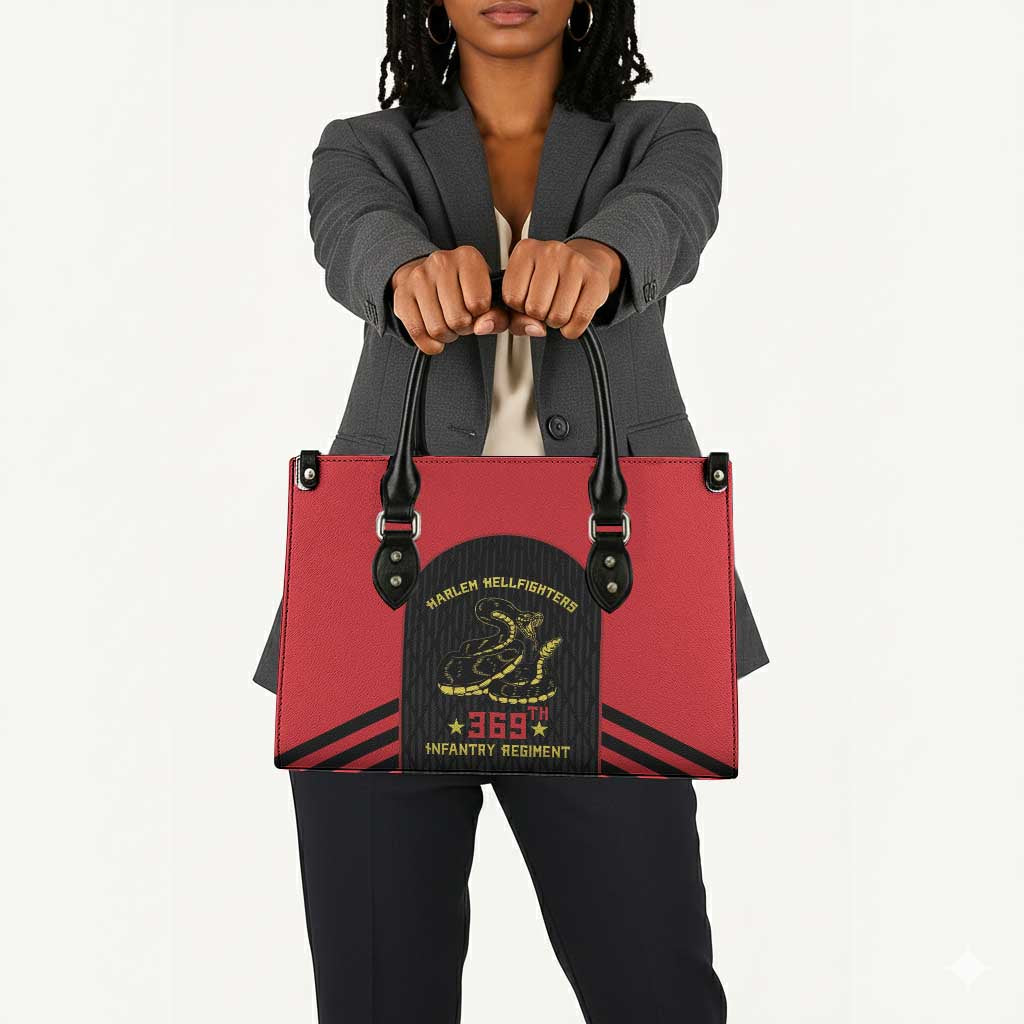 Harlem Hellfighters Leather Bag 369th Infantry Regiment Legacy