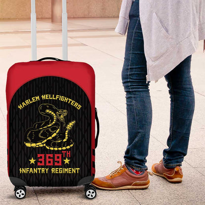 Harlem Hellfighters Luggage Cover 369th Infantry Regiment Legacy