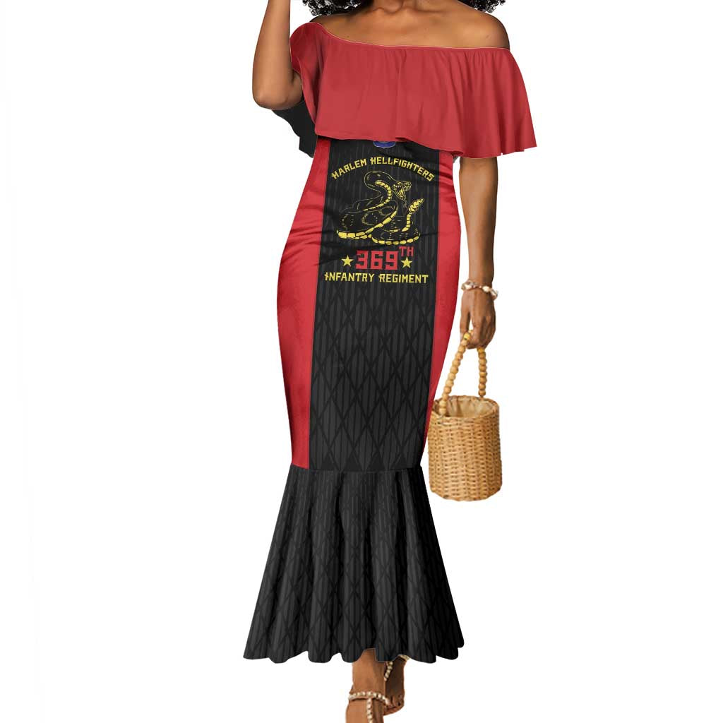 Personalized Harlem Hellfighters Mermaid Dress 369th Infantry Regiment Legacy