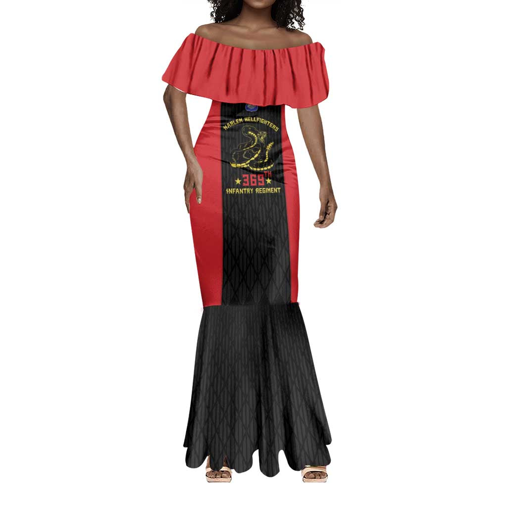 Personalized Harlem Hellfighters Mermaid Dress 369th Infantry Regiment Legacy