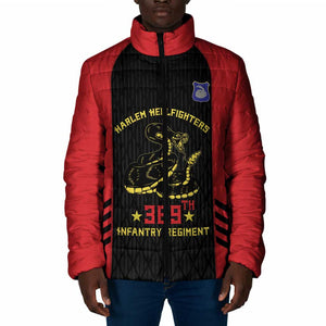 Personalized Harlem Hellfighters Padded Jacket 369th Infantry Regiment Legacy