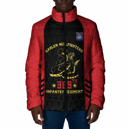 Personalized Harlem Hellfighters Padded Jacket 369th Infantry Regiment Legacy