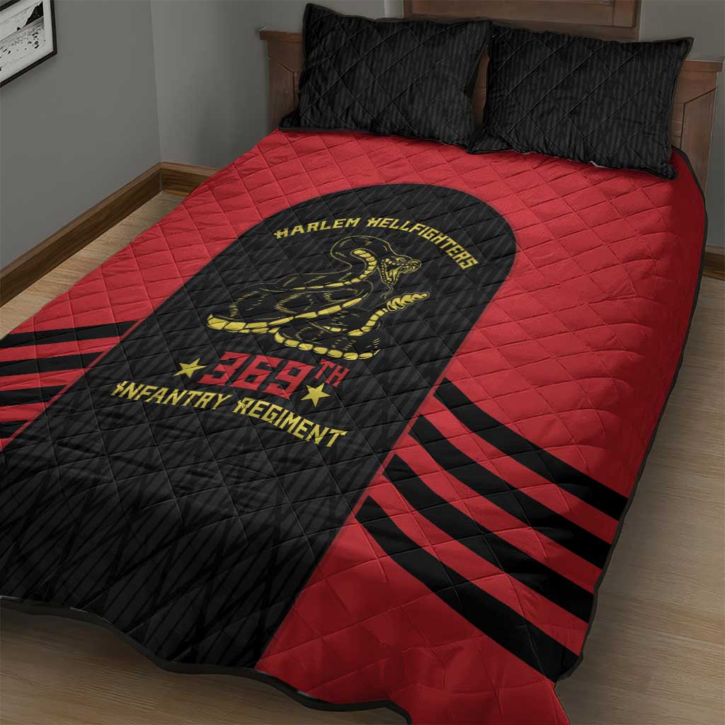 Harlem Hellfighters Quilt Bed Set 369th Infantry Regiment Legacy