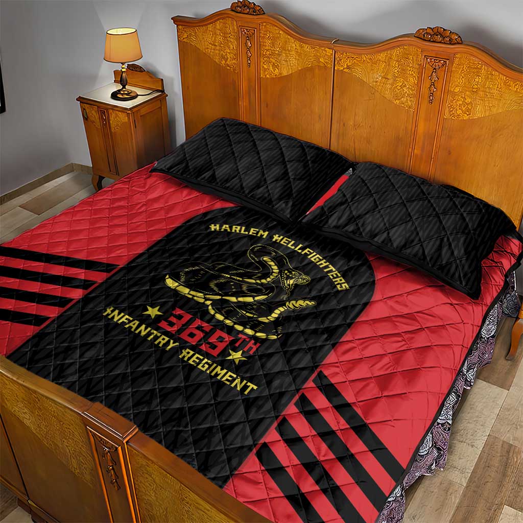 Harlem Hellfighters Quilt Bed Set 369th Infantry Regiment Legacy
