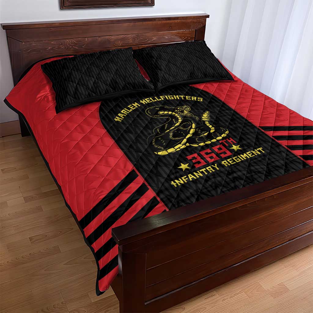 Harlem Hellfighters Quilt Bed Set 369th Infantry Regiment Legacy