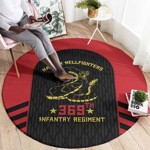 Harlem Hellfighters Round Carpet 369th Infantry Regiment Legacy