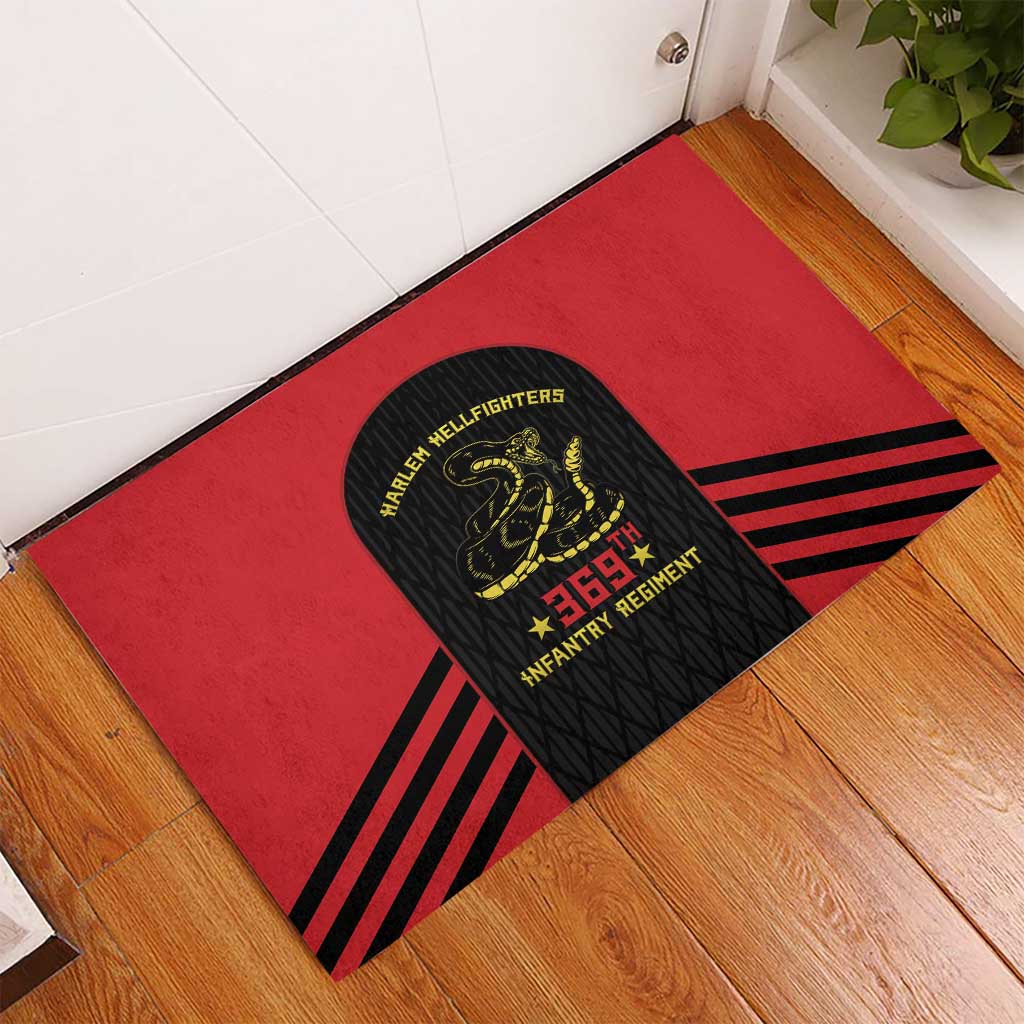 Harlem Hellfighters Rubber Doormat 369th Infantry Regiment Legacy