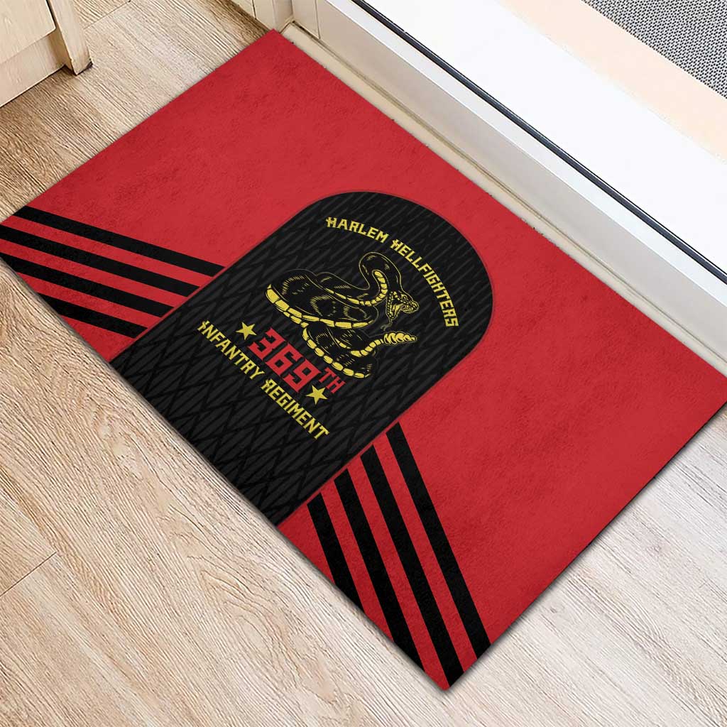 Harlem Hellfighters Rubber Doormat 369th Infantry Regiment Legacy