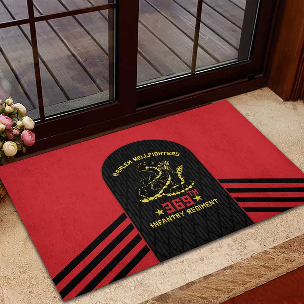 Harlem Hellfighters Rubber Doormat 369th Infantry Regiment Legacy