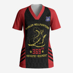 Personalized Harlem Hellfighters Scrub Top 369th Infantry Regiment Legacy