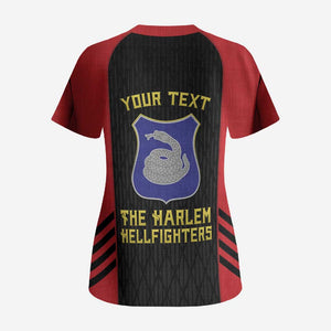 Personalized Harlem Hellfighters Scrub Top 369th Infantry Regiment Legacy