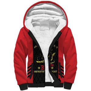 Personalized Harlem Hellfighters Sherpa Hoodie 369th Infantry Regiment Legacy
