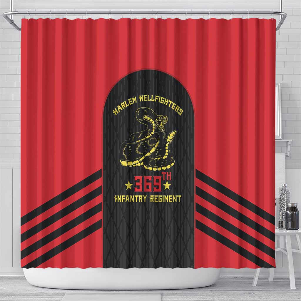 Harlem Hellfighters Shower Curtain 369th Infantry Regiment Legacy