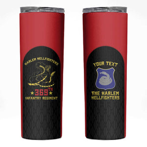 Personalized Harlem Hellfighters Skinny Tumbler 369th Infantry Regiment Legacy