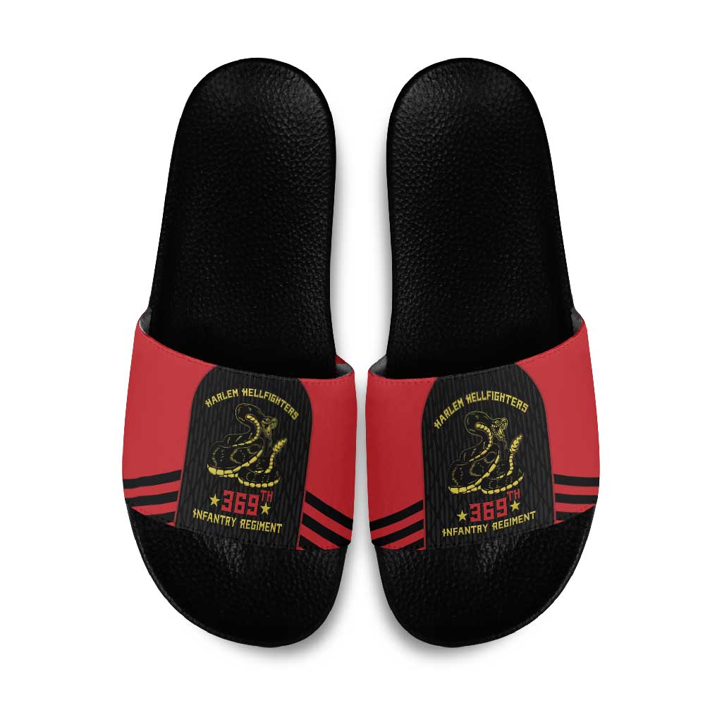 Harlem Hellfighters Slide Sandals 369th Infantry Regiment Legacy