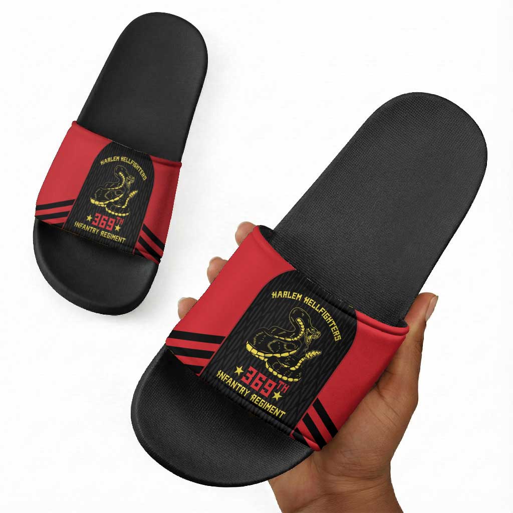 Harlem Hellfighters Slide Sandals 369th Infantry Regiment Legacy