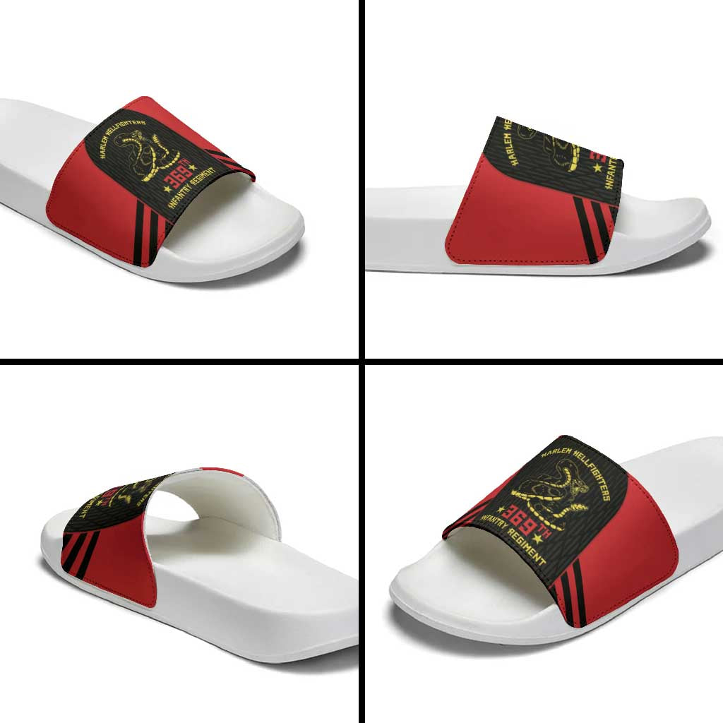 Harlem Hellfighters Slide Sandals 369th Infantry Regiment Legacy