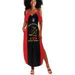 Personalized Harlem Hellfighters Summer Maxi Dress 369th Infantry Regiment Legacy