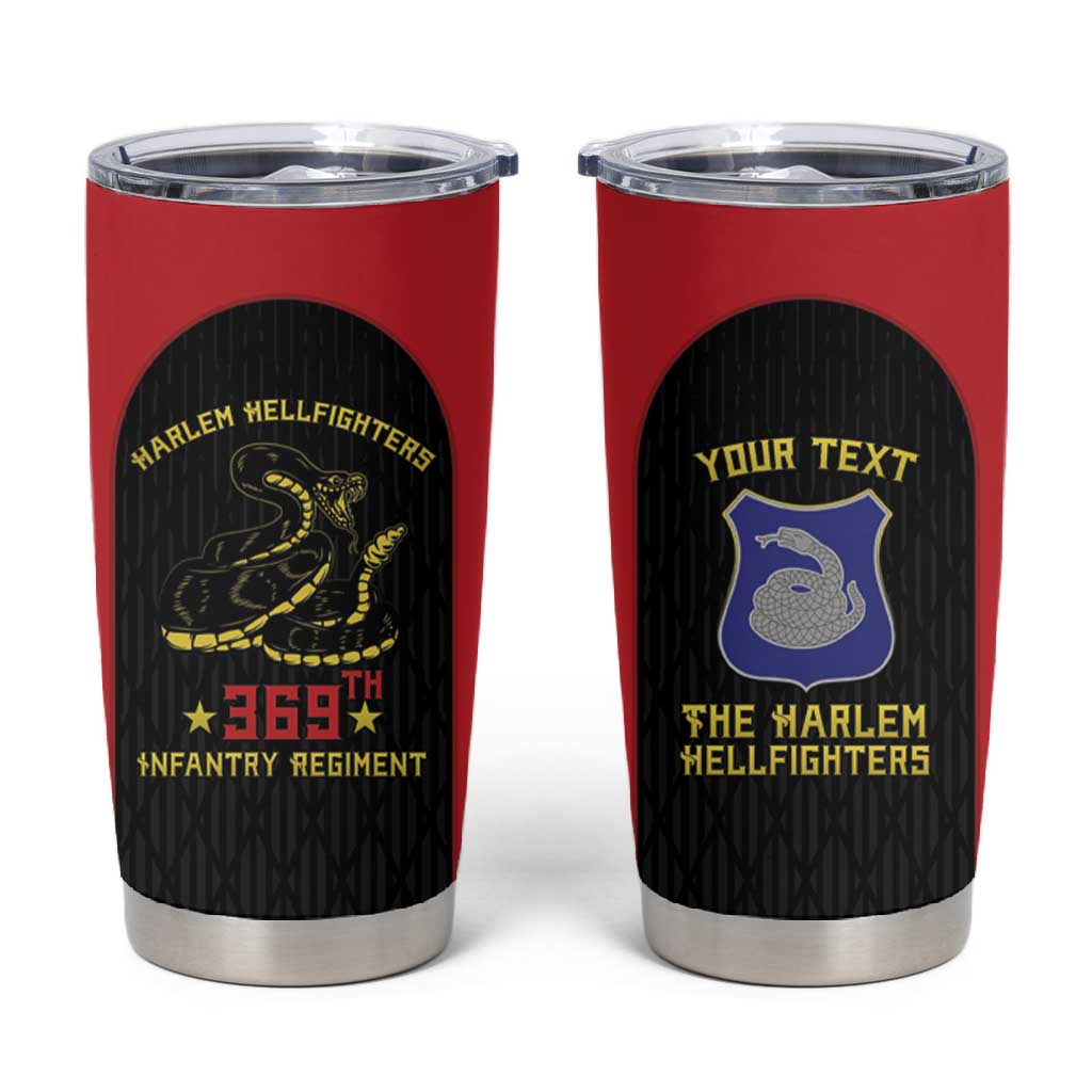 Personalized Harlem Hellfighters Tumbler Cup 369th Infantry Regiment Legacy
