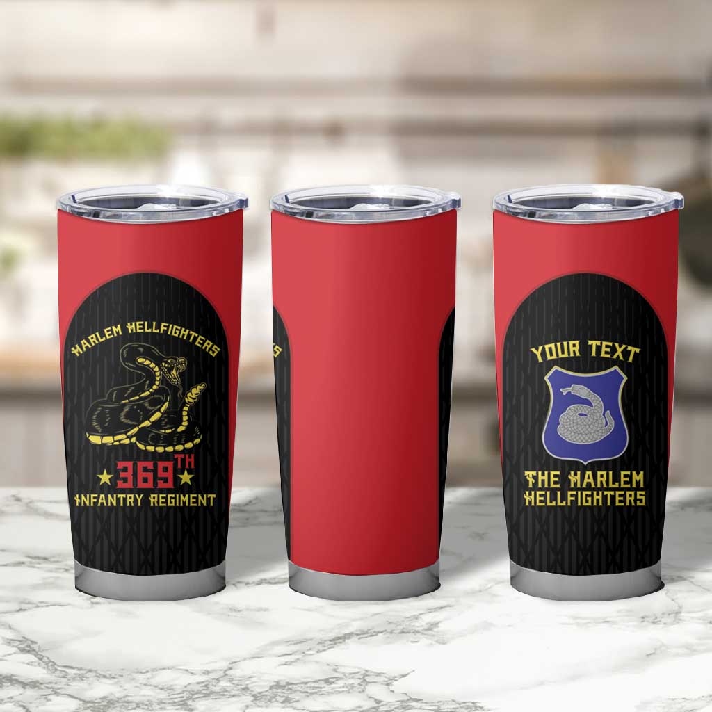 Personalized Harlem Hellfighters Tumbler Cup 369th Infantry Regiment Legacy