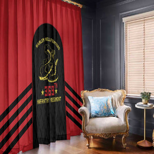 Harlem Hellfighters Window Curtain 369th Infantry Regiment Legacy